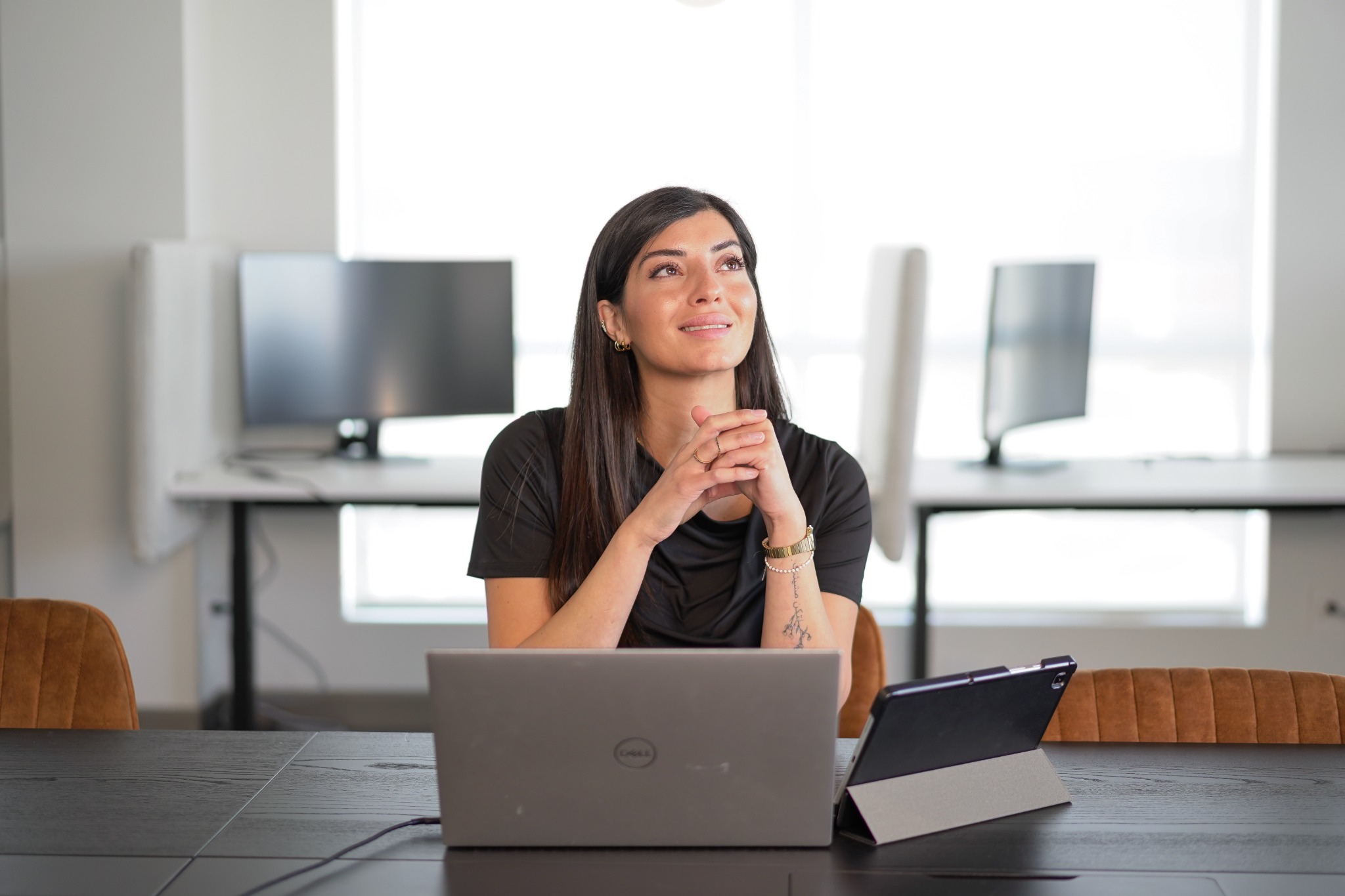 Sarine Boumerhi au travail